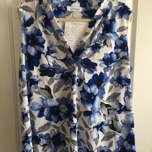 Calvin Klein Plus Size Printed Shell